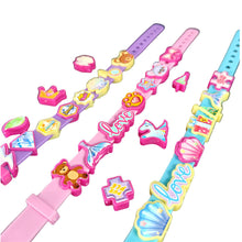 Load image into Gallery viewer, DIY Bracelet Making Girls Jewelry Making Set Personalized Name Bracelet Assorted Cartoon &amp; Christmas Charms Friendship Bracelets Kit Gift for Girls
