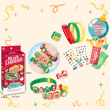 Load image into Gallery viewer, DIY Bracelet Making Girls Jewelry Making Set Personalized Name Bracelet Assorted Cartoon &amp; Christmas Charms Friendship Bracelets Kit Gift for Girls

