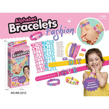 Load image into Gallery viewer, DIY Bracelet Making Girls Jewelry Making Set Personalized Name Bracelet Assorted Cartoon &amp; Christmas Charms Friendship Bracelets Kit Gift for Girls
