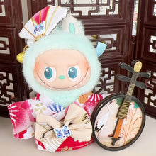 Load image into Gallery viewer, For Mini Labubu 4.0 Clothing Japan Kimono Set For 10.5cm Labubu V4 Doll Clothes Outfit Accessories
