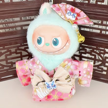 Load image into Gallery viewer, For Mini Labubu 4.0 Clothing Japan Kimono Set For 10.5cm Labubu V4 Doll Clothes Outfit Accessories
