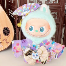 Load image into Gallery viewer, For Mini Labubu 4.0 Clothing Japan Kimono Set For 10.5cm Labubu V4 Doll Clothes Outfit Accessories
