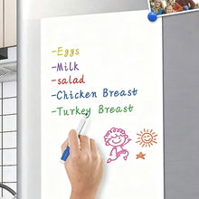 Load image into Gallery viewer, Magnet PET Nano Soft Whiteboard Erasable Creative DIY Fridge Magnets Kitchen Decoration Strong Magnetic Force Remind Memo Pad
