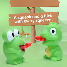 Load image into Gallery viewer, Frog Dinosaur Squeeze Toy with Sound Tongue Extension Stress Relief Funny Animal Squeeze Toy for Students Kids Office All Ages Interactive Toys
