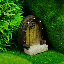 Load image into Gallery viewer, Fairy Door for Terrarium Miniature Wooden Door Decor Dollhouse Fairy Garden Mini Door Aquarium Fairy Garden Accessory
