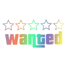 Load image into Gallery viewer, Reflective Wanted Star Car Motorcycle Sticker Decal Sticker Decoration Decals Vinyl Waterproof
