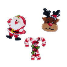 Load image into Gallery viewer, 3pcs/set Christmas Tree Elk Snowman Alloy Brooch Fashionable Christmas Corsage Jewelry Accessory Party Festival Gift
