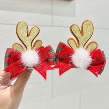 Load image into Gallery viewer, Christmas Antler Hair Clip Plush Hair Accessory Headwear Cute Barrettes Christmas Decoration Festival Gift For Women Girl

