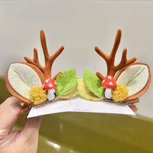 Load image into Gallery viewer, Christmas Antler Hair Clip Plush Hair Accessory Headwear Cute Barrettes Christmas Decoration Festival Gift For Women Girl
