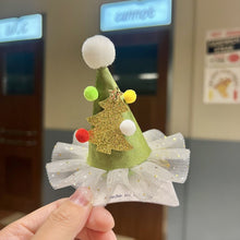 Load image into Gallery viewer, Christmas Hat Shape Hairpin Hair Barrettes Cute Accessories Headdresses Hair Clips Party Decoration Christmas Gift
