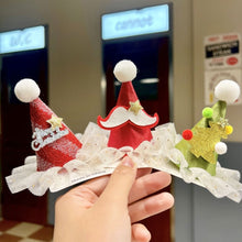 Load image into Gallery viewer, Christmas Hat Shape Hairpin Hair Barrettes Cute Accessories Headdresses Hair Clips Party Decoration Christmas Gift
