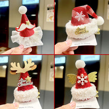 Load image into Gallery viewer, Christmas Hat Shape Hairpin Hair Barrettes Cute Accessories Headdresses Hair Clips Party Decoration Christmas Gift
