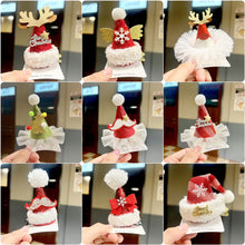 Load image into Gallery viewer, Christmas Hat Shape Hairpin Hair Barrettes Cute Accessories Headdresses Hair Clips Party Decoration Christmas Gift
