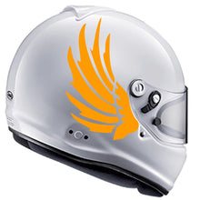 Load image into Gallery viewer, 2Pcs Creative Helmet Sticker Wings Feathers Design Removable Vinyl ReflectionDecal for Motorcycle Electric Bike Decoration
