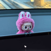 Load image into Gallery viewer, For Labubu 4.0 Car Screen Display Stand For Mini 4.0 Generation 10cm Monitor Hanging Rack Computer Display Decoration
