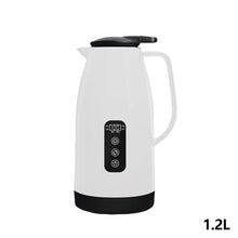 Load image into Gallery viewer, Universal 1.2L 1.5L Large Capacity Smart Car Heating Cup Car Electric Kettle 12V/24V Stainless Steel Water Boiler Thermos for Truck Travel Office Vehicle
