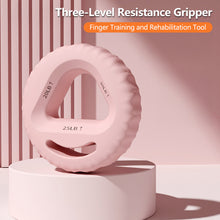 Load image into Gallery viewer, 3-Level Resistance Grip Ring Solid Silicone Finger Training and Rehabilitation Equipment Portable Fitness Tool
