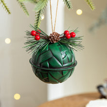 Load image into Gallery viewer, Christmas Bell Ornament Colorful Metal Bells Hanging Pendant Xmas Tree Holiday Atmosphere Props for Windowsills Bedroom
