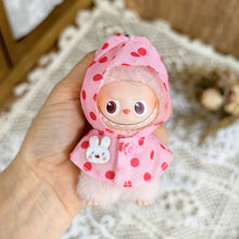 Load image into Gallery viewer, For Labubu 4.0 Doll Clothes Suitable Wear Mini Clothe Waterproof Raincoat Rain Shoes Set Doll Accessorie Kawaii Design Girl Gift
