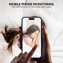 Load image into Gallery viewer, Wireless WiFi Camera PIR Human Detection &amp; Power Outage Backup Indoor Smart Home Security Monitoring Built-in Lithium Battery baby And Pets
