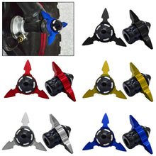 Load image into Gallery viewer, 2Pcs Aluminium CNC Motorcycle Front Fork Frame Sliders Anti Collision Cup Sturdy Accessory Motorbike Wheel Crash Pads Protector
