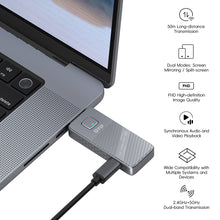 Load image into Gallery viewer, 1080P/60Hz Plug and Play Wireless Display Point-to-Point Transmission 50M Long Range HDMI Video Conference Screen Mirroring-Q56
