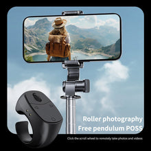 Load image into Gallery viewer, Phone Bluetooth Remote with Charging Case Scroll Wheel Style E-book Page Turner Video Scroller Ring Multi-Function Control Device-JX12
