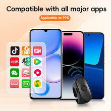 Load image into Gallery viewer, Portable E-book Page Turner Bluetooth Remote Physical Controller Portable Reading Assistant for Phone and Kindle Devices
