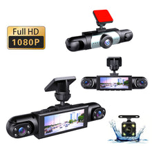 Load image into Gallery viewer, 4 Lens Panoramic Dash Cam 3.0 Inch IPS Screen HD 1080P Built-in Motion Detection Equipment Car Accessories -Y108
