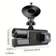 Load image into Gallery viewer, 2.0-inch IPS Screen HD 1080P 3-Lens Dash Cam Front Cabin Rear Triple Recording Camera Car Accessories
