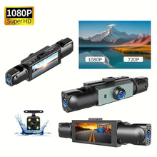 Load image into Gallery viewer, 4-Lens HD 1080P Dash Cam with 3.16-Inch Screen 4-Way Recording Rear View Camera Car Accessories-Y101
