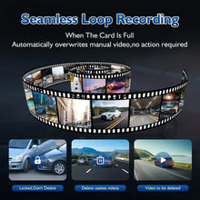 Load image into Gallery viewer, 4-Lens HD 1080P Dash Cam with 3.16-Inch Screen 4-Way Recording Rear View Camera Car Accessories-Y101

