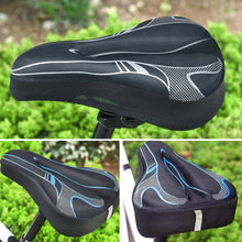 Load image into Gallery viewer, Mountain Bike Seat Cover Shock-Absorbing And Breathable Silicone Sponge Seat Cover Universal Bicycle Saddle Pad Cycling Accessories
