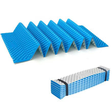 Load image into Gallery viewer, 183*60*2CM Portable Foldable Egg Crate Mat XPE Thermal Insulation Moisture-Proof Seat Cushion For Outdoor Camping Beach Yoga
