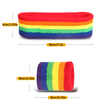 Load image into Gallery viewer, Sport Wristband And Headband Combo Set Sweat-Absorbing Breathable Protection Running Fitness Ball Games Equipment
