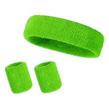 Load image into Gallery viewer, Sport Wristband And Headband Combo Set Sweat-Absorbing Breathable Protection Running Fitness Ball Games Equipment
