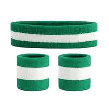Load image into Gallery viewer, Sport Wristband And Headband Combo Set Sweat-Absorbing Breathable Protection Running Fitness Ball Games Equipment

