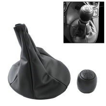 Load image into Gallery viewer, 5 Speed Car Gear Shift Knob Lever Shifter Gaiter Boot Cover Collar Gear Lever Knob Gaiter Kit For FIAT PANDA (2) 169 2003 - 2011

