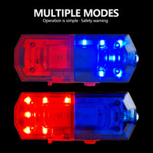Load image into Gallery viewer, LED Shoulder Night Safety Warning Light Shoulder Clip Light Sanitation Worker Patrol Alarm Flash Signal Strobe Red Blue Lamp
