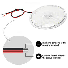Load image into Gallery viewer, Car Truck RV 12-85V Voltage Round 60LED Interior Light Cab Reading Lamp Cargo Ceiling Carriage Lighting Vehicle Light
