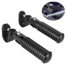Load image into Gallery viewer, Pair Universal Foldable Aluminum Alloy Motorcycle Footpeg Anti-skid Surface Press Code Bracket Foot Pedal for Bike Modification
