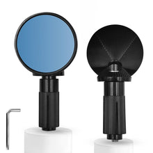 Load image into Gallery viewer, Pair Mini Round Aluminum Alloy Handlebar End Mirror Motorcycle E-bike Bar End Rearview Mirror Modification Accessories
