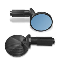 Load image into Gallery viewer, Pair Mini Round Aluminum Alloy Handlebar End Mirror Motorcycle E-bike Bar End Rearview Mirror Modification Accessories
