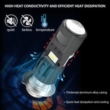 Load image into Gallery viewer, 6000Lumen P15D H4 Motorcycle LED Spot Light Aluminum Alloy Lens Headlight Scooter Motorbike Bulb Dual Color DRL Hi/Lo Beam Light
