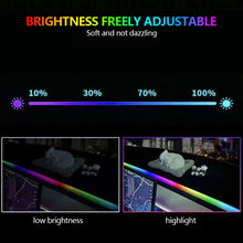 Load image into Gallery viewer, 110cm 30cm Car Ambient Lights USB APP Control Remote LED Interior RGB Symphony Atmosphere Lamp for Tesla Model 3 Y
