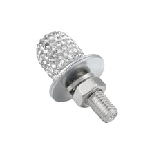 Load image into Gallery viewer, 1PC CNC M6 Motorcycle License Plate Diamond Screw Cover Shell Holes Plate Scooter Accessories for Electric Motorcycle Part

