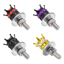 Load image into Gallery viewer, 1PC CNC M6 Motorcycle License Plate Screw Cover Shell Holes Plate Scooter Accessories Diamond Crown for Electric Motorcycle Part
