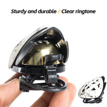 Load image into Gallery viewer, Helmet-Shaped Mountain Bike Bell Copper Safety Warning Horn Rubber Band Fixed Cycling Equipment
