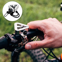 Load image into Gallery viewer, Bicycle Aluminum Alloy Triangle Bell Lightweight High-Decibel Safety Warning Horn Rubber Band/Clip Ring Fixed Cycling Supplies
