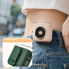 Load image into Gallery viewer, Magnetic Wireless Bluetooth Speaker Sleep Night Light with Back Clip Retro Desktop Clock

